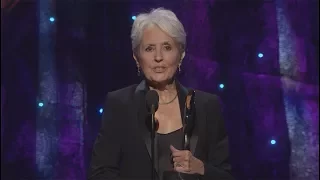 Joan Baez Induction Acceptance Speech - 2017 Rock Hall Inductions