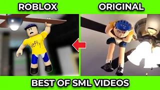 SML Movie vs SML ROBLOX: 1+ HOURS OF BEST SML VIDEOS ! Side by Side #8