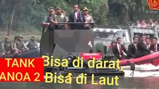 Hebatnya Tank ANOA2, kunjungan Presiden RI ke mabes TNI