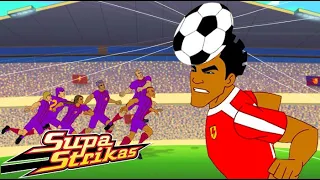 S3E8 How To Get a Header In, in the Super League | SupaStrikas Soccer kids cartoons | Football anime