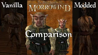 Morrowind - Vanilla & Modded Graphical Comparison