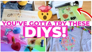 EXCITING NEW Cricut DIYs you'll want to make IMMEDIATELY! 🤯
