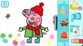 Свинка Пеппа раскраска  Джордж и его друзья Peppa Pig Coloring Pages