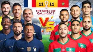 2023 France 🆚 2023 Morocco (Mbappe, Griezmann, Hakimi, Ziyech)