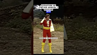 Evolution of Billy Batson (Captain Marvel / Shazam) in Live-Action (1941-2023) #shorts #dc #shazam