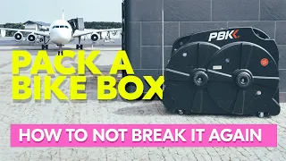 ✈️ Don't break your Road Bike when traveling. A step by step guide to pack your bike box.