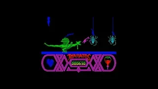 Thanatos (1986) 128k AY music version Walkthrough + Review, ZX Spectrum