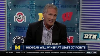 Chuck It or Keep it: Michigan Will Win by 37 Points