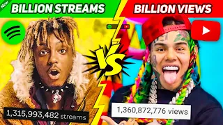 Rap Songs with a BILLION STREAMS vs. Rap Songs with a BILLION VIEWS