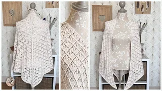 #354 Châle TENDRESSE - Tutoriel Tricot - @mailanec #knitting #tutorial #pattern