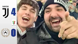 DEMOLITI... JUVENTUS 4-0 UDINESE - COPPA ITALIA | REACTION ALL’ ALLIANZ STADIUM w/ENRY LAZZA & BENVE