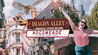 Exploring Diagon Alley & Hogsmeade ⚡️ UNIVERSAL STUDIOS ORLANDO 2022