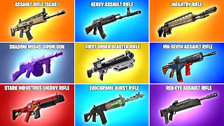 Evolution of All Fortnite Assault Weapons (Season 1 - Season 23)