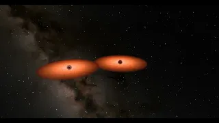 ( MOST VIEWED)  two black holes interacting with each other