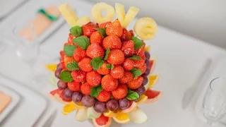 7 часть  Сборка букета в горшочке с надписью Love Фруктовый мастер-Fruitm