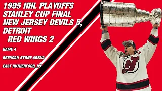 Detroit Red Wings at New Jersey Devils: 1995 Stanley Cup Final Game 4 (PARTIAL GAME)