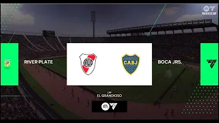 EA Sports FC24 | River Plate  VS  Boca Juniors  (Superclásico) - LPF  Gameplay (full match) PS4 PRO