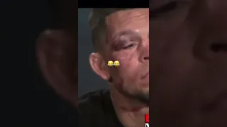 Nate Diaz cocky after beating Conor #ufc #conormcgregor #viral #foryou