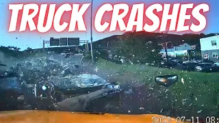 BEST OF TRUCKS #5 CRASHES, ROAD RAGE, BRAKE CHECK, DRIVING FAILS, INSTANT KARMA