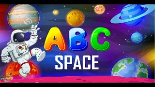 Alphabet Space - ABC Songs for Kids - Learn the alphabet A to Z