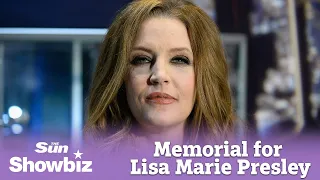 Memorial for Lisa Marie Presley at Graceland