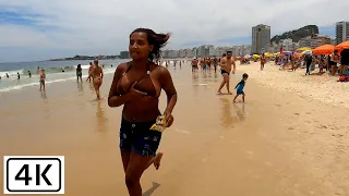 Walking on Copacabana Beach | Rio de Janeiro, Brazil | 【4K】 2021 🇧🇷~339