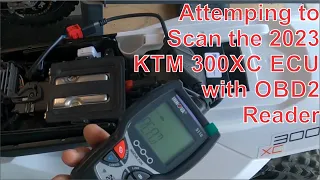 Scanning ECU Possible?  Trying to Scan 2023 KTM 300 XC with OBD2 Readers