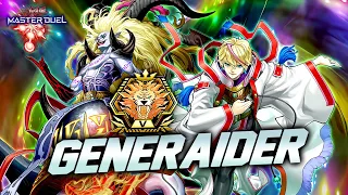 I MADE IT TO MASTER RANK WITH GENERAIDER DECK! EPIC DUELS! [Master Duel]