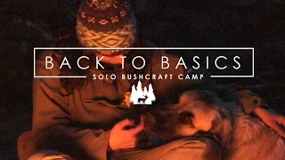 Bushcraft Solo Overnight with my dog - Swedish Axe, Wool blanket, Russian Canvas etc No talking