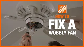 How to Fix a Wobbly Ceiling Fan | Lighting and Ceiling Fans | The Home Depot
