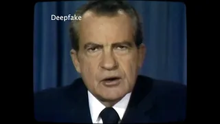 Deepfake Nixon Moon Disaster Speech