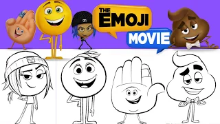 Colouring Emojis from The Emoji Movie | Coloured Creations