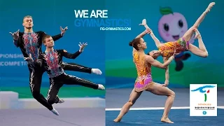 HIGHLIGHTS - 2016 Acrobatic Worlds, Putian (CHN) – Men's and Women's Pairs - We are Gymnastics!