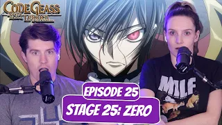 ZERO REVEALED! | Code Geass Newlyweds Reaction | Ep 25, “Stage 25: Zero”