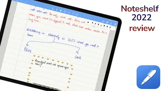 NOTE-TAKING with Noteshelf | 2022 Review