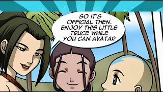 💥Avatar Aang lies his girlfriend KATARA and goes off to make deal ... with Nyla! ComicDub !