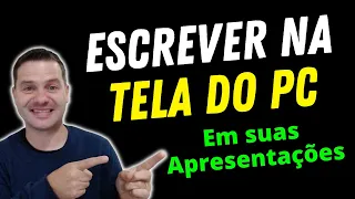 Aplicativo Para Escrever na Tela do Pc (SIMPLES E FÁCIL)