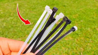 ✅15 Amazing Tricks with Cable Ties that EVERYONE should know !@creationholic101