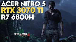 Uncharted 4 A Thief's End - Acer Nitro 5 RTX 3070 ti