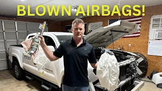 Rebuilding a 2017 Toyota Tacoma | Installing Airbags | Part 3