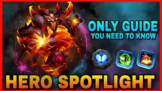 Hero Spotlight Flame Darklord | Chapter 2 | How To Build Flame Darklord Castle Clash