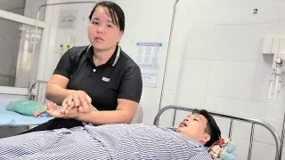 Serious illness - Treated at city hospital & Hien went for care