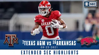 #7 Texas A&M vs #16 Arkansas: Extended Highlights | CBS Sports HQ