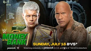 FULL MATCH - Cody Rhodes vs. The Rock – Undisputed WWE Championship Match: Money in the Bank 2024