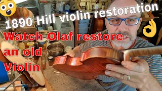 I restore a WE Hill & Sons violin - day 1