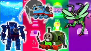 Robot Thomas vs Cursed Thomas vs Green Thomas vs Dragonfly Percy Tiles EDM Ruh