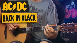 BACK IN BLACK (AC/DC) на Гитаре ⎪ ФИНГЕРСТАЙЛ