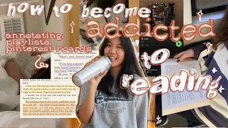 how to become addicted to reading 💋 annotating, aesthetics, playlists…