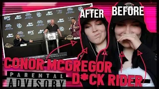 MCGREGOR FANGIRL REACTS TO THE UFC 229 PRESS CONFERENCE FOR THE FIRST TIME!!