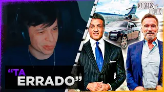 ARUAN REAGE A Quem é mais rico Sylvester Stallone ou Arnold Schwarzenegger? - Cortes do Aruan